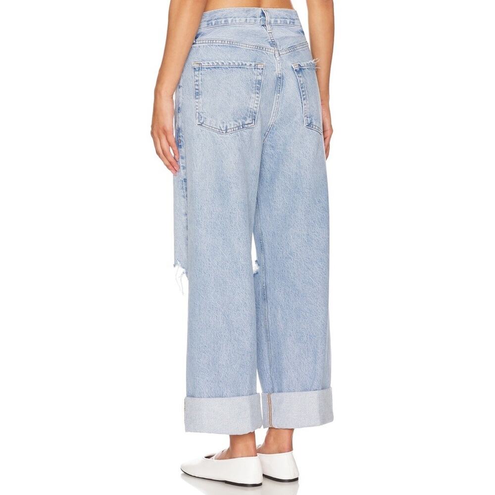 Citizens of Humanity Ayla Baggy Jeans Pagoda Distressed Wide Leg 27 - Picture 7 of 13